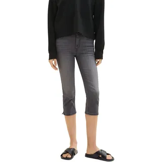 TOM TAILOR Damen 1036926 Capri Jeans, 10210 - Grey Denim, 26