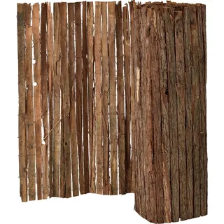 casa.pro Balkonverkleidung 160 x 300 cm Naturbelassen Rindenmaterial