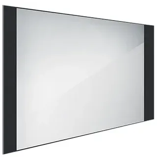 LED-Spiegel für das Badezimmer mit Beleuchtung, Marke Nimco, Farbe Schwarz, Größe 100 x 60 cm, Modellnummer ZPC 41004-90