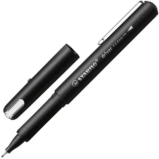 Stabilo dr!ver Fineliner 0,4 mm, Nadelspitze schwarz 1088/46