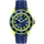 Cartoon Spaceship 34mm Silikongehäuse Blau Silikonarmband Dunkelblau S