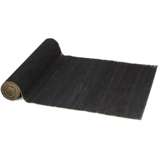 BambooMN Tischläufer aus Bambus schwarz