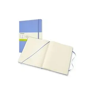 MOLESKINE Notizbuch Classic Collection fester Einband ca. DIN A4 blanko, hortensienblau Hardcover 192 Seiten, 1 St.