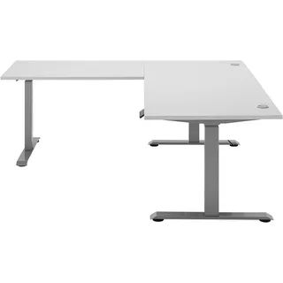 BEGA OFFICE Eckschreibtisch »Ben« 1 Stk. tlg. elektrisch höhenverstellbarer Desk mit 4 Memory Tasten, 180x177 cm, weiß