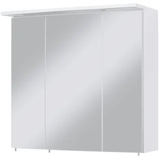 welltime Spiegelschrank »Flex«, Breite 70 cm, mit 3D-Spiegeleffekt, weiß