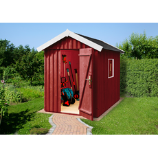 Bild von Schwedenhaus 1,62 x 1,70 m rot