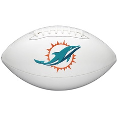 WILSON NFL Live Team Autogramm Fußball, Miami Delfine