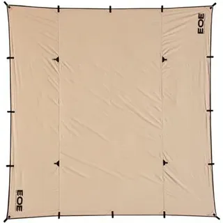 EOE - Eifel Outdoor Equipment Innerstandt BTC Tarp (Größe 4.5X4.5m, beige)