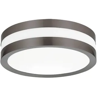 Rabalux 8684 Außendeckenleuchte Stuttgart, E27, anthrazit-weiß, rund, ø285mm - Grau