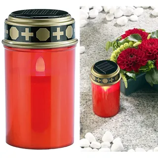 Pearl Solar-LED-Grablicht rot