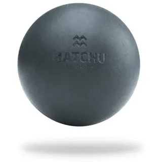 Matchu Sports Faszienball Ø 6,5cm Gummi Massageball - Lacrosse Ball - Faszien Massage - Faszienkugel für Muskelmassage von Fuß, Rücken, Bein und Hand - Schwarz