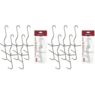 Browin® Dreifache Raucherhaken für Fisch 5er Set 311302 | Langlebige Edelstahlhaken für perfekte Räucherergebnisse | Zubehör für Profi- und Hobbyräucherer | 5 Stück (Packung mit 2)