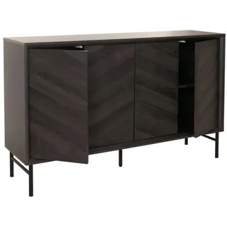 MCW Sideboard 151 x 94 x 40 cm Silber