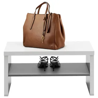 Xora Garderobenbank , Anthrazit, Weiß , Holzwerkstoff , 80x40x40 cm , Abstellfläche , Garderobe, Garderoben-Sets & Garderoben-Serien, Garderoben-Serien