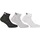 Socken-Set 3 Paare Grau 39-42