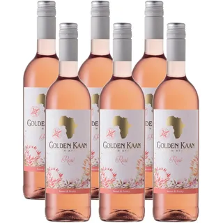 Golden Kaan Rosé – Der trockene, elegante Roséwein des Qualitätsweingutes aus Südafrika (6 x 0,75l)