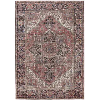 benuta Vintage-Teppich George waschbar 240x340 cm , Multicolor, Beige , Kunststoff , Vintage , Rechteckig , 240x340 cm , Oeko-Tex® Standard 100 , in verschiedenen Größen erhältlich, rutschfeste Unterfläche, waschbar , Teppiche und Böden, Teppiche, Vintageteppiche
