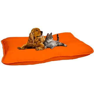 Elegant Hundekissen Maxy, Orange, 60x100cm, MAXY-CS-ARANCIO-60X100
