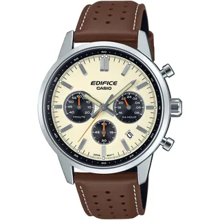 Casio Edifice EFR-575L-7AEF Leder 44 mm EFR-575L-7AEF