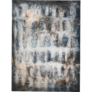 Kare Design Leinwandbild "Leinwandbild Shadows Grau 90x120cm", farbe bild(er): grau