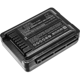 TECHTEK Akku Kompatibel mit [Sharp] EC-A1R, EC-A1R-P, EC-A1R-P-Y, EC-A1R-Y, EC-A1RCN-P, EC-A1RCN-Y, EC-A1RX, EC-A1RX-N, EC-A2XE6, EC-AH2R, EC-AH5, EC - Schwarz