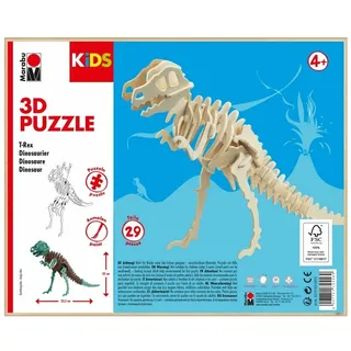 Marabu KiDS T-Rex 3D-Puzzle, 29 Teile