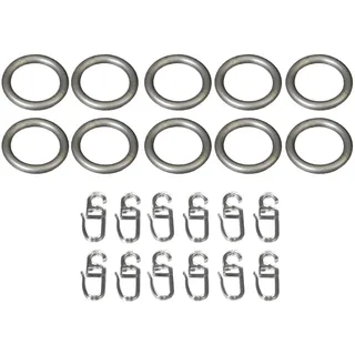 LIEDECO Gardinenringe für Gardinenstangen Ø 20 mm