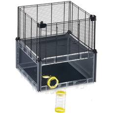 Ferplast Erweiterung für Hamsterkäfige und Mäuseheime, MULTIPLA Hamster, Dach, aus Metall und recyceltem Kunststoff