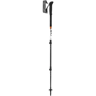 Leki Skysolo 110-145 cm weiß-schwarz-neonorange