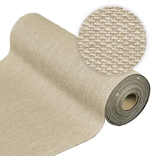 Storesdeco Vinyl-Läufer, Teppichläufer, strapazierfähig, Premium-Qualität, Beige 80X1000 cm , Kunststoff , 80x1000 cm , Ce , Teppiche und Böden, Teppiche, Teppichläufer, Läufer