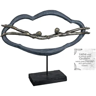 Casablanca by Gilde Casablanca by Gilde, "Skulptur Love is in the air, grau", grau, grau