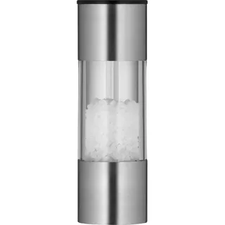 WMF 32.0100.0811, Salz- & Pfeffermühle, Edelstahl, Transparent, Glas, Edelstahl, Keramik, Pfeffer, Salz - Silber, Transparent