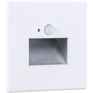 Paulmann 93133 LED-Wandeinbauleuchte LED Wandeinbauleuchte Edge Quadro eckig 80x42mm 1,2W 25lm 230V 2700K Weiß
