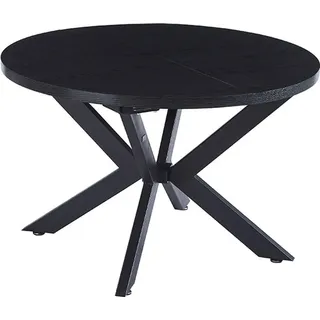 Home Deluxe Esstisch Rund AVENTURA inkl. Sternfuß - 120 x 120 cm Dark Oak |Küchentisch, Esszimmer, Esszimmertisch - versch. Farben -