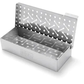 Weber Räucherbox 12 x 24,64 cm Edelstahl grau