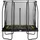 Trampolin Comfort Edition 214 x 153 cm Schwarz