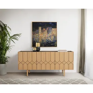 WoodMan Kommode 175 x 75 x 45 cm braun