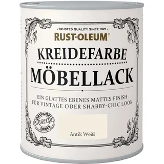 RUST-OLEUM Kreidefarbe Möbellack Antikweiß Matt 0,75 l