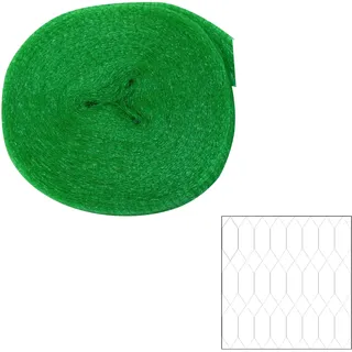 Xclou Teichabdecknetz engmaschig in Grün - Vogelschutznetz 8 x 8 mm für Balkon & Garten - Vogelnetz 8 x 8 mm Maschen - Teichnetz feinmaschig - Abdecknetz für Pool & Teiche - Laubschutznetz / Laubnetz, ca. 8 x 8 m
