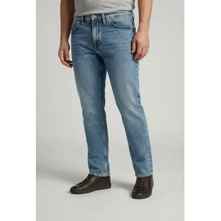 5-Pocket-Jeans, Herren, Gr. 42, Länge 32, blau, Denim/Jeans, Obermaterial: 99% Baumwolle, 1% Elasthan, S.OLIVER MEN BIG SIZES, unifarben, normal lang, Jeans 5-Pocket-Jeans, mit Stretch - Große Größen