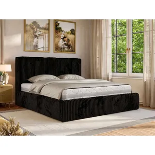 MKS Meble Savino Classic 160 x 200 cm Schwarz