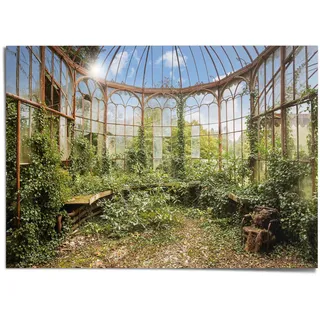 Poster REINDERS "Gartenpavillon", grün (farbe bild(er): grün), B:140cm H:100cm T:0,1cm, Papier, Bilder, Poster