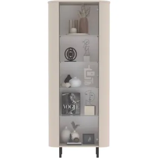 OTTO home Standvitrine Lido 80 x 43 x 200 cm Beige