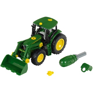 Theo Klein 3903 - John Deere Traktor mit Frontlader und Gewicht 1:24