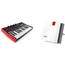 AKAI Professional MPK Mini Play MK3 - MIDI Keyboard Controller mit eingebautem Lautsprecher und Sounds & AVM FRITZ!Repeater 1200 AX Wi-Fi 6 Repeater ausgestattet mit zwei Funkeinheiten