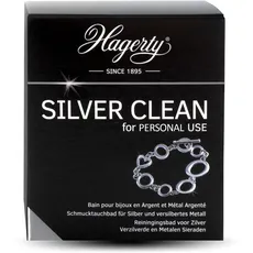 Hagerty Silver Clean Personal . Eintauchreiniger für Silberschmuck und Silberteile, 170 g