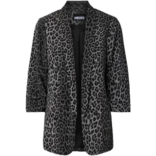 Pieces Blusenblazer Grau 40