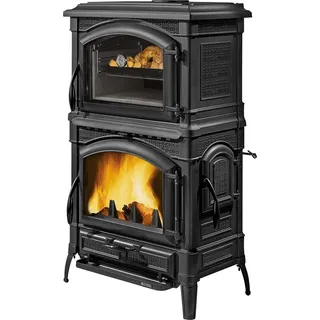 La Nordica-Extraflame Isotta Forno Evo Gusseisen Schwarz