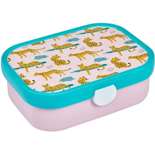 Mepal Campus Brotdose mit Bento-Einsatz und Gabel 750 ml Leopard