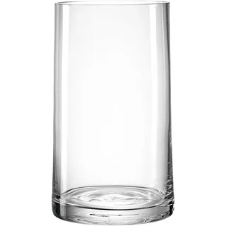 LEONARDO Tischvase "Dekovase Novara, handgefertigt" aus Glas, Höhe ca. 26 cm, transparent